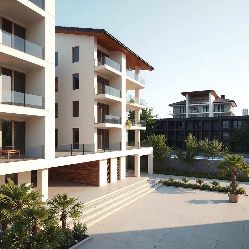 Luxury apartment complex